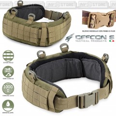 Cinturone Imbottito Tattico con Sistema MOLLE DEFCON 5 MB02 Militare Vegetato VI