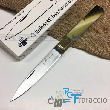 COLTELLO SFILATO SICILIANO ARTIGIANALE FRARACCIO MADE IN ITALY CACCIA F.C. 25 cm