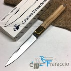 COLTELLO SICILIANO ARTIGIANALE FRARACCIO MADE IN ITALY 100% Olivo e Ottone 21 cm