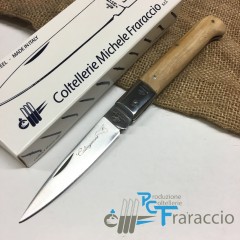 COLTELLO CALTAGIRONE ARTIGIANALE FRARACCIO MADE IN ITALY 100% Manico Olivo cm 20