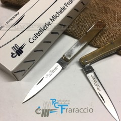 COLTELLO SFILATO PALERMO ARTIGIANALE FRARACCIO MADE IN ITALY CACCIA FOLDING 15cm