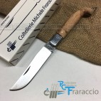 COLTELLO CACCIA ZUAVO ARTIGIANALE FRARACCIO **MADE IN ITALY** Legno Ginepro cm21