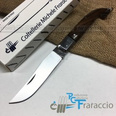 COLTELLO CACCIA ZUAVO ARTIGIANALE FRARACCIO MADE IN ITALY Legno Palissandro cm21