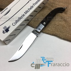 COLTELLO CACCIA ZUAVO ARTIGIANALE FRARACCIO MADE IN ITALY Legno Palissandro cm19