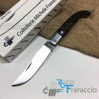 COLTELLO CACCIA ZUAVO ARTIGIANALE FRARACCIO MADE IN ITALY Legno Palissandro cm19