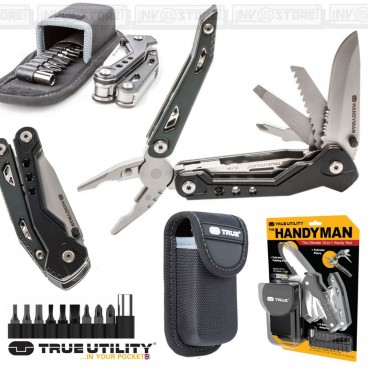 PINZA MULTIFUNZIONE TRUE UTILITY HANDYMAN U100TU1810 COLTELLO UTENSILI SEGHETTO