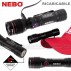 Torcia NEBO Redline Flex Ricaricabile LED 450 Lumens Zoom 6X Distanza 230 Metri