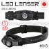 Torcia Frontale LED LENSER Torch MH10 RICARICABILE 600 Lumens 150 Mt + Batteria