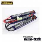 Batteria Lipo Litio TURNIGY NANO TECH 7,4V - 1200 mAh 15-25C per Fucili Softair