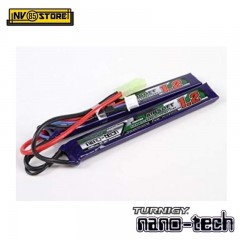 Batteria Lipo Litio TURNIGY NANO TECH 7,4V - 1200 mAh 15-25C per Fucili Softair