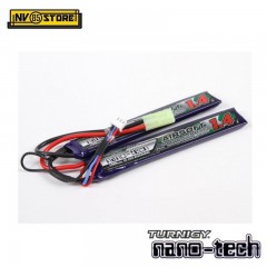 Batteria Lipo TURNIGY NANO TECH 7,4 V 1400 mAh 15-25C Tamiya per Fucili Softair