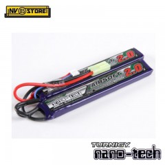 Batteria Lipo Litio TURNIGY NANO TECH 7,4V - 1200 mAh 15-25C per Fucili Softair