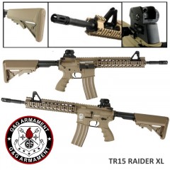Fucile Elettrico G&G Armament TR15 Raider XL GG29SCB M4 Softair