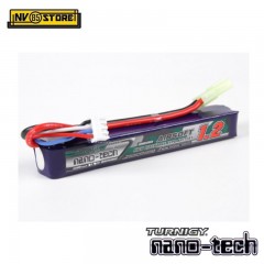 Batteria Lipo Litio TURNIGY NANO TECH 11,1V - 1200 mAh 15-25C per Fucili Softair