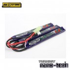 Batteria Lipo Litio TURNIGY NANO TECH 11,1V - 1200 mAh 15-25C per Fucili Softair