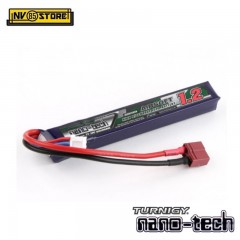 Batteria Lipo TURNIGY NANO TECH 7,4V 1200mAh 25-50C T-DIN per Fucili Softair A