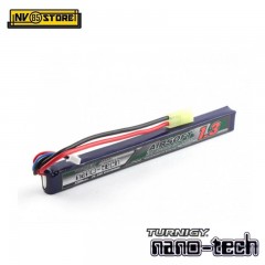 Batteria Lipo TURNIGY NANO TECH 7,4V 1300mAh 25-50C Tamiya per Fucili Softair A