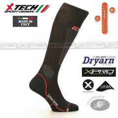 Calze Tecniche X-TECH SPORT 2.0 Dryarn Carbon Resistex X-Pro Made in Italy 100%