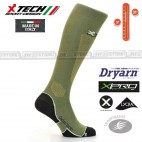 Calze Tecniche X-TECH SPORT XT25 Dryarn Carbon Resistex X-Pro Made in Italy 100%