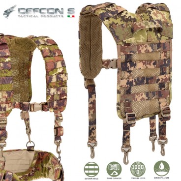 Gilet Tattico Suspender DEFCON 5 Loading Harness Bearing Belt Tactical Vest OD