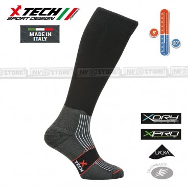Calze Termiche XTECH Tecniche X-TECH SPORT WARRIOR Thermo Socks Made in Italy BK