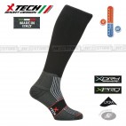 Calze Termiche Tecniche X-TECH SPORT Made in Italy 100% Thermo Socks W Black