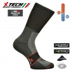 Calze Termiche Tecniche X-TECH SPORT Made in Italy 100% Thermo Socks WXT Black