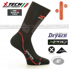 Calze Tecniche X-TECH SPORT XT12 Dryarn Carbon Resistex XPro Made in Italy 100%