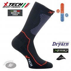 Calze Tecniche X-TECH SPORT XT55 +15° -10° Dryarn X-Pro Lycra Made in Italy 100%