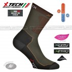 Calze Tecniche X-TECH SPORT XT45 +10° -10° Q-Skin X-Dry XPro Lycra Made in Italy