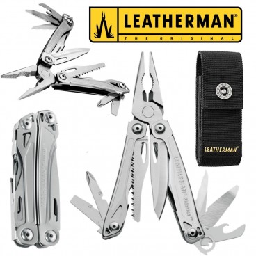 LEATHERMAN SIDEKICK NEW VERSION PINZA MULTIFUNZIONE PLIER MULTITOOL + FODERO NYLON