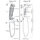 Coltello VF KNIVES TOK Total Outdoor Knives Made in Italy - Mod. Classic