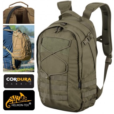 Zaino HELIKON-TEX EDC BackPack CORDURA® Tattico Militare MOLLE Softair Caccia ADAPTIVE GREEN