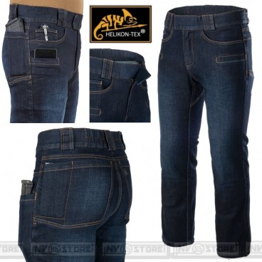 Pantaloni HELIKON-TEX Greyman Jeans SLIM FIT Denim Uomo Softair Militari Outdoor