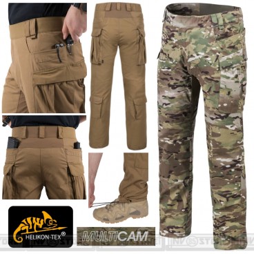 Pantaloni HELIKON-TEX MBDU Pants Tattici Militari Outdoor Softair Uomo MULTICAM