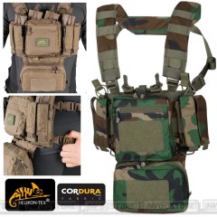 Gilet Tattico HELIKON-TEX Training Mini Rig TMR Militare Softair Chest Rig US WOODLAND M81