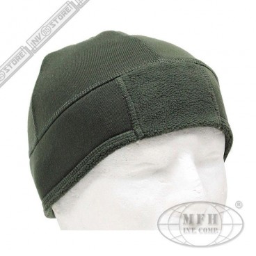 Cappello Militare Berretto MFH Verde OD Fleece Softair Caccia Military Watch Cap