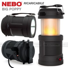 Torcia da Bici NEBO ARC500 BIKE LIGHT Ricaricabile LED 500 Lumens + COB LED