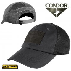 CAPPELLO BERRETTO MESH CONDOR TACTICAL CAP ORIGINALE US ARMY MILITARE SOFTAIR BK