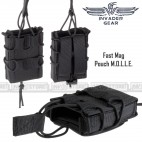 Porta Caricatore Singolo Fucile Fast Mag 5.56 INVADER GEAR Sistema MOLLE Nero BLACK