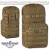 Zaino con attacco su Sistema MOLLE Cargo Pack INVADER GEAR Porta Vescica Coyote