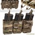 Porta Caricatori Triplo 3 Posti per M4 556 CLAWGEAR Sistema MOLLE Camo MULTICAM