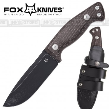 KNIFE COLTELLO BUSHCRAFT FOX KNIVES MANIAGO FX-105 MB TOKALA MADE IN ITALY SURVIVOR