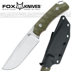 KNIFE COLTELLO BUSHCRAFT FOX KNIVES BLACKFOX BF-756 OD LYNX BUSHCRAFT CACCIA