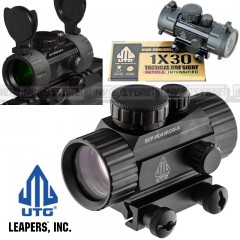 Red Dot UTG Leapers 1x30 Tactical Dot Sight 38 mm CQB Red/Green Integral Mount