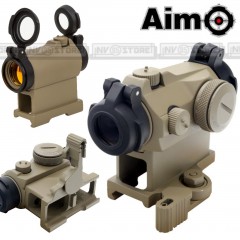 Red Dot AIMO RD-2 AIM-O T1 QD Mount per Fucile Slitta Weaver + Supporto Basso DE