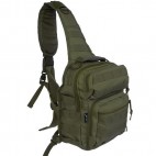 ZAINO TATTICO INCURSORE MONOSPALLA MIL-TEC COYOTE TAN SOFTAIR SURVIVOR CAMPING