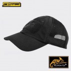 Cappello Berretto Baseball HELIKON-TEX Cap Mesh Militare Softair Caccia Black