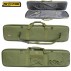 Borsa Custodia Porta Fucile in Tessuto 108 cm con 4 Tasche Esterne e Tracolla VERDE OD GREEN