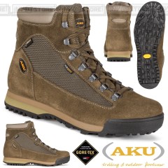 Scarpe AKU SLOPE GTX 885.4 Scarponcini Trekking Boots Anfibi Pelle GORETEX Olive